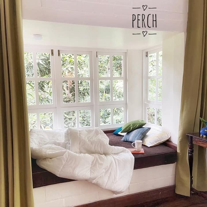 Perch on the cosy bay window with a good book and a cup of coffee! Fancy a nap? Sure, go for it!