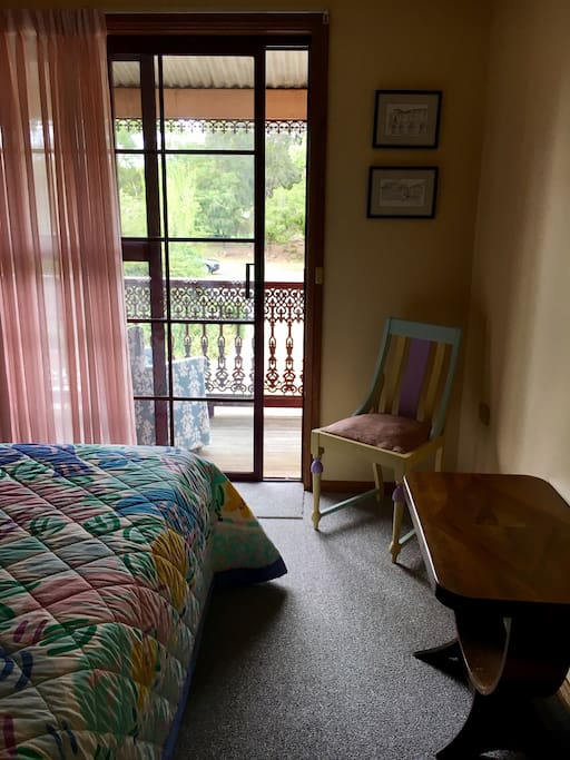 View from the eastern bedroom across to the beautiful town Park