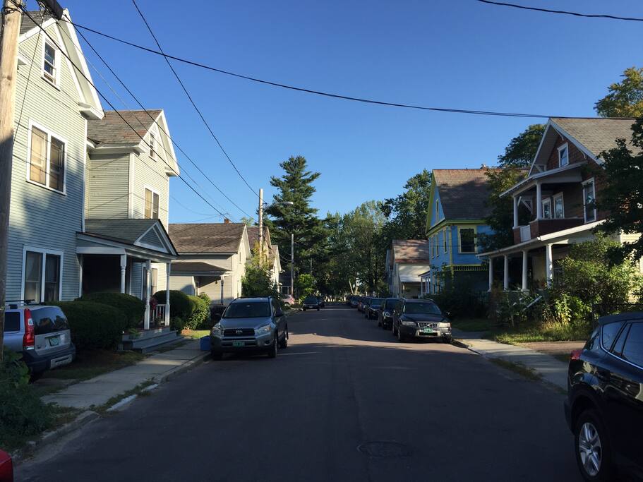 street looking north