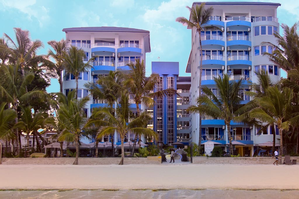 Stunning view from beach