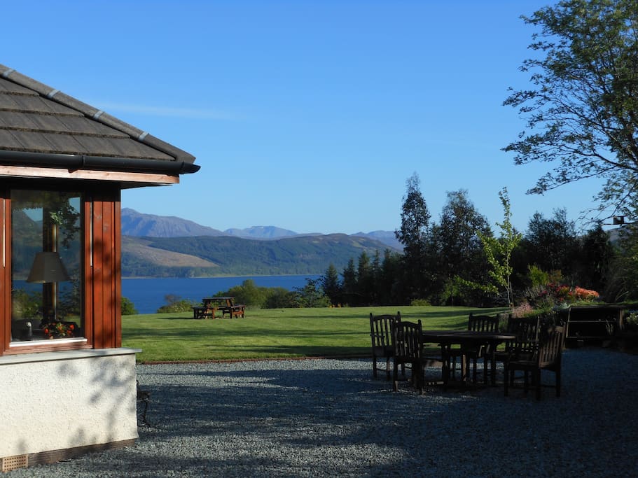 the view from breakfast area