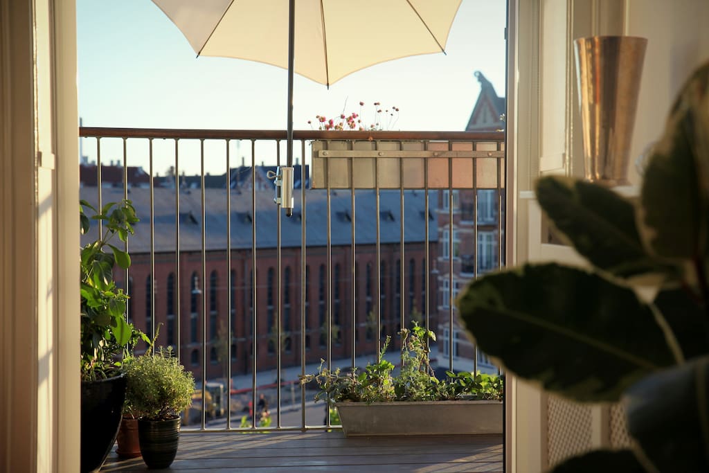 Balcony, from the room