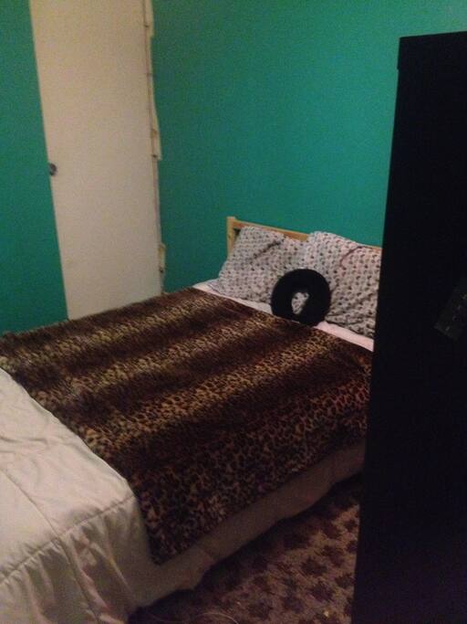 Bed is a full size