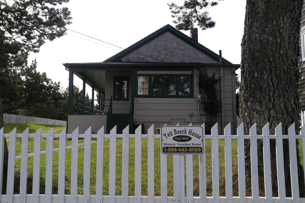 The Historic Yett House. It is an authentic vintage sea cottage!