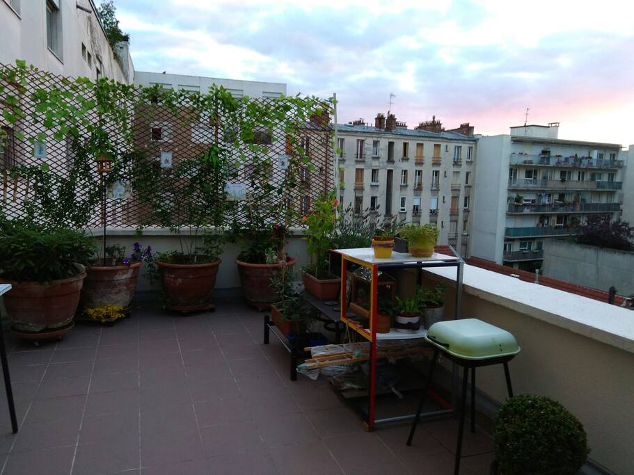18m2 terrace with bbq