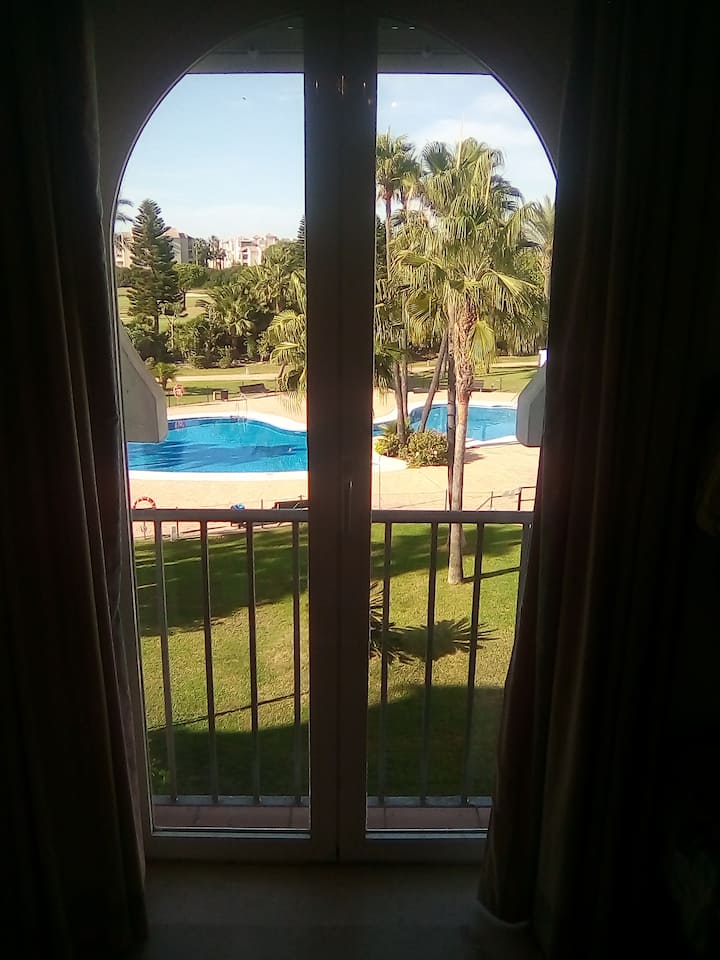 Pogled na spavaću sobu