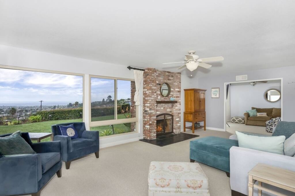 Living room - with views.