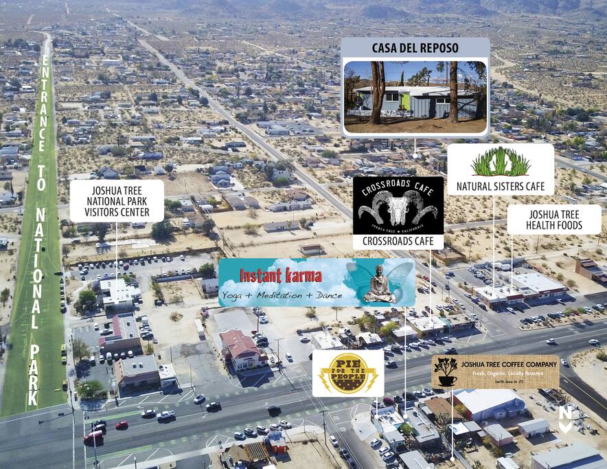 Three block walking distance to JT's best cafes, etc.