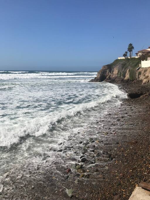 Private beach/great surf spot