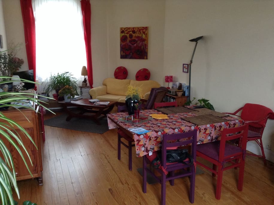 Coin repas et salon