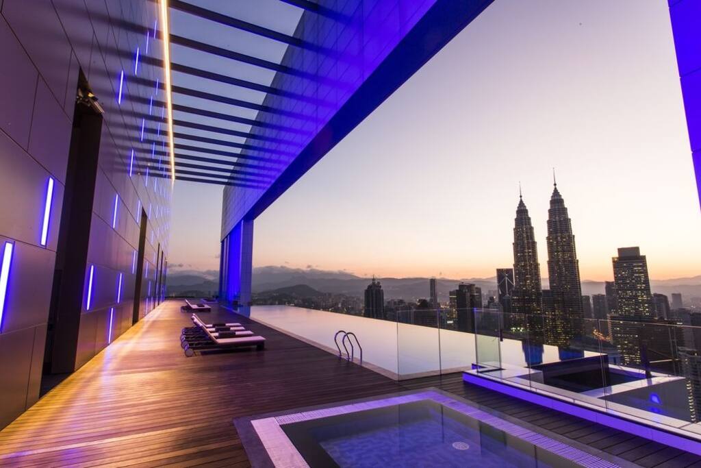Highest Infinity Pool in KL @ Platinum Suites (Also Known as The Face Suites)