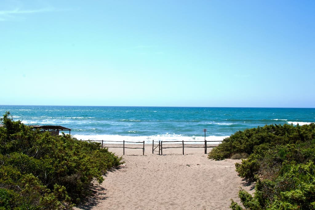 Capalbio's beautiful sandy beaches, just 4.8 miles away (7 km) from the villa