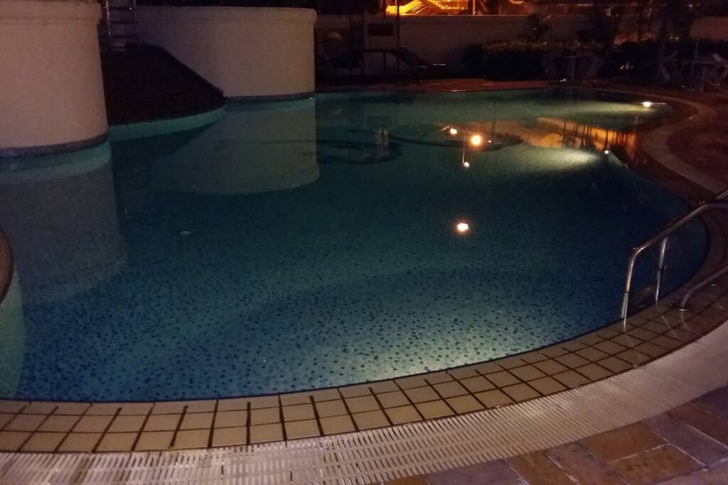 The swimming pool