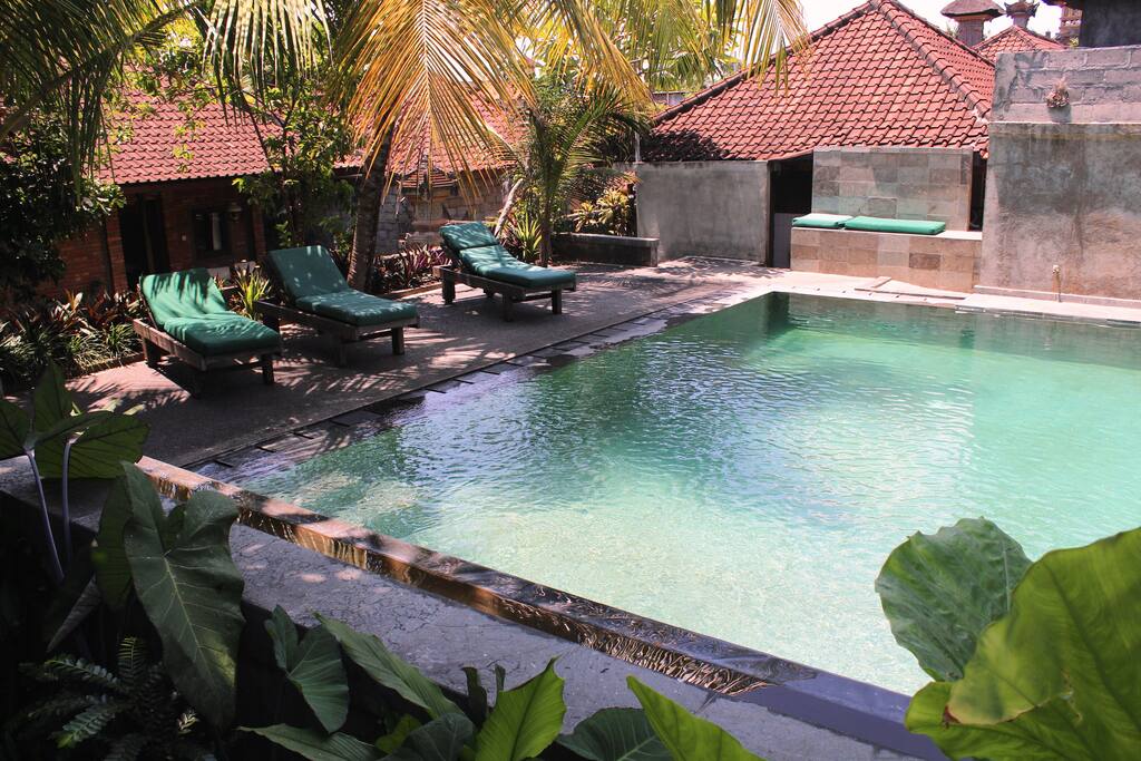 View pool from room