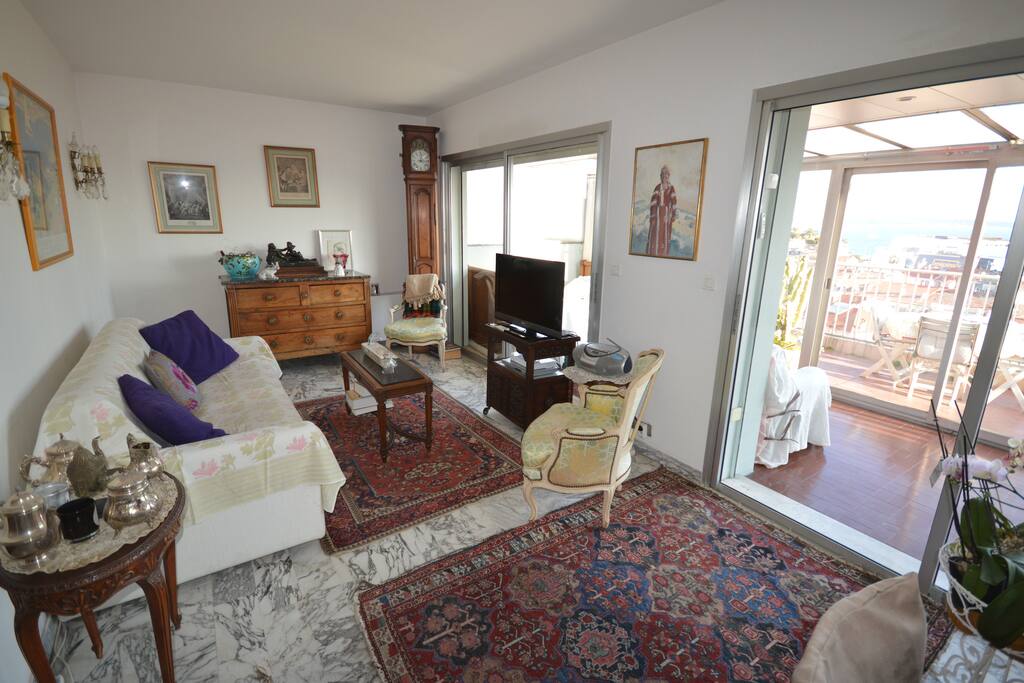 Living room -convertible couch-