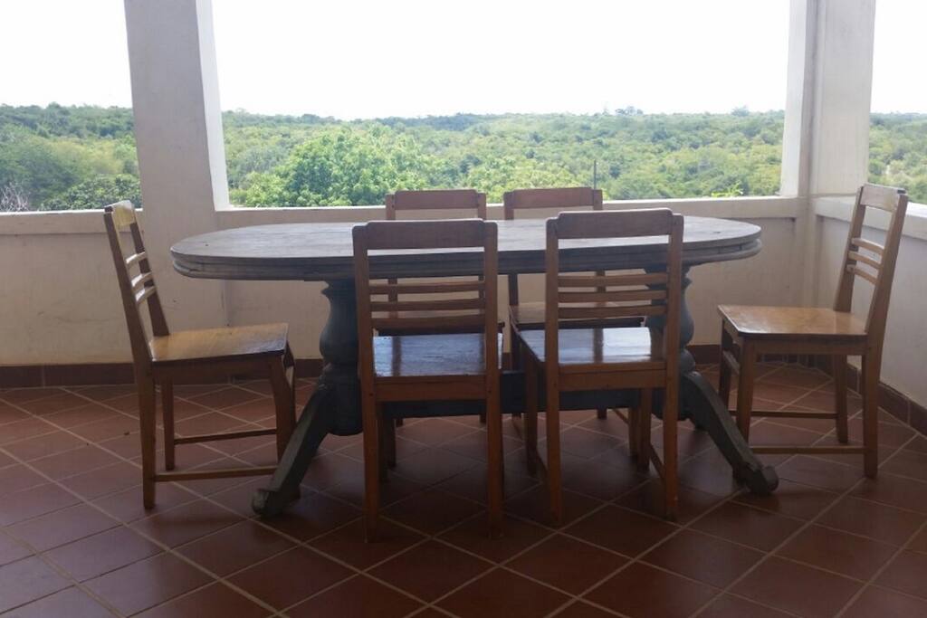 Outside dinning