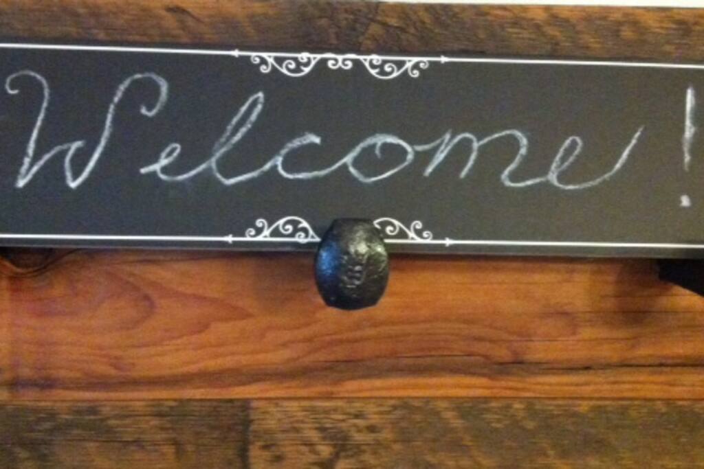 Come on in! You are most welcome to stay!