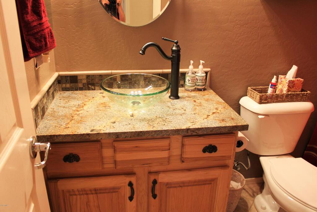Your own private bath.
