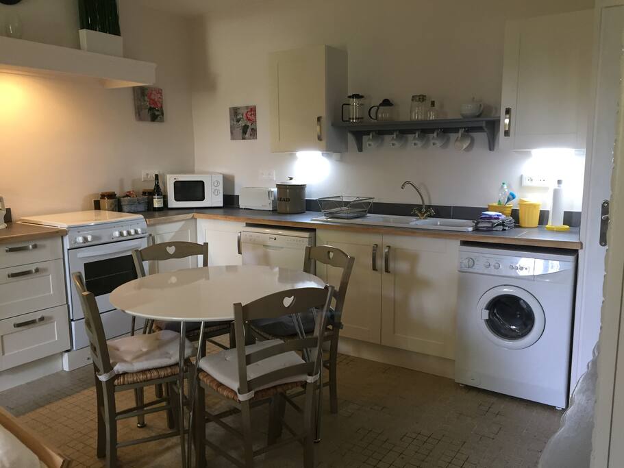 Kitchen and dining area