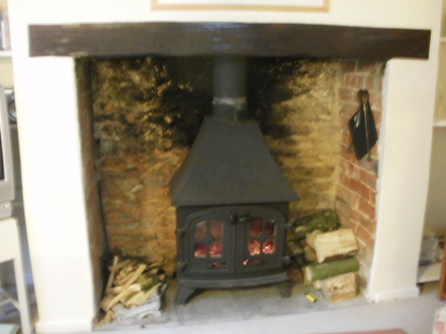 Roaring woodburner