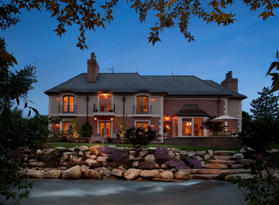 View of home from across the Provo River