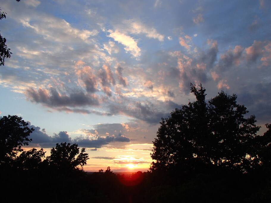 Sunset from our porch