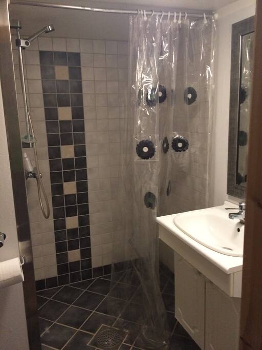Bad med dusj og wc