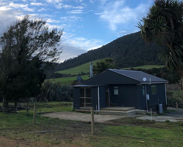 Catlins Cottage, just off the beaten track.