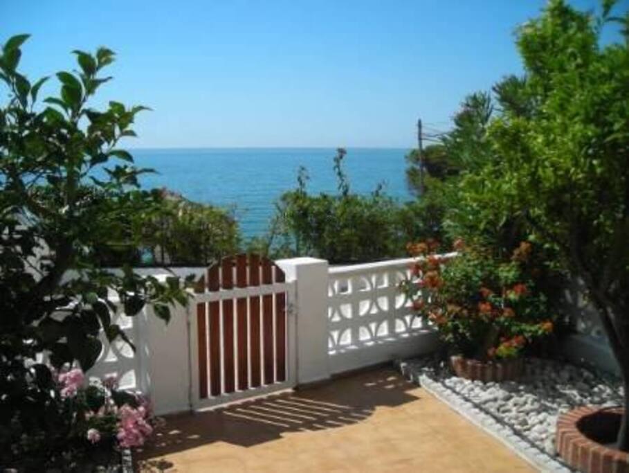 Garden and Lower Terrace with Sea View