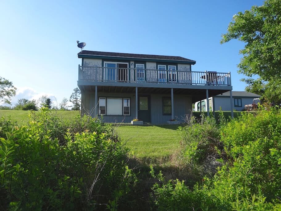 View of cottage from the ocean side