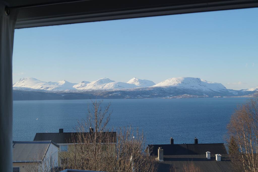 View to midnight sun