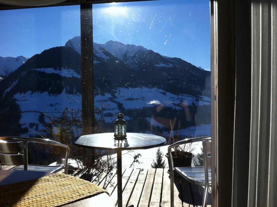Winterview from breakfast table