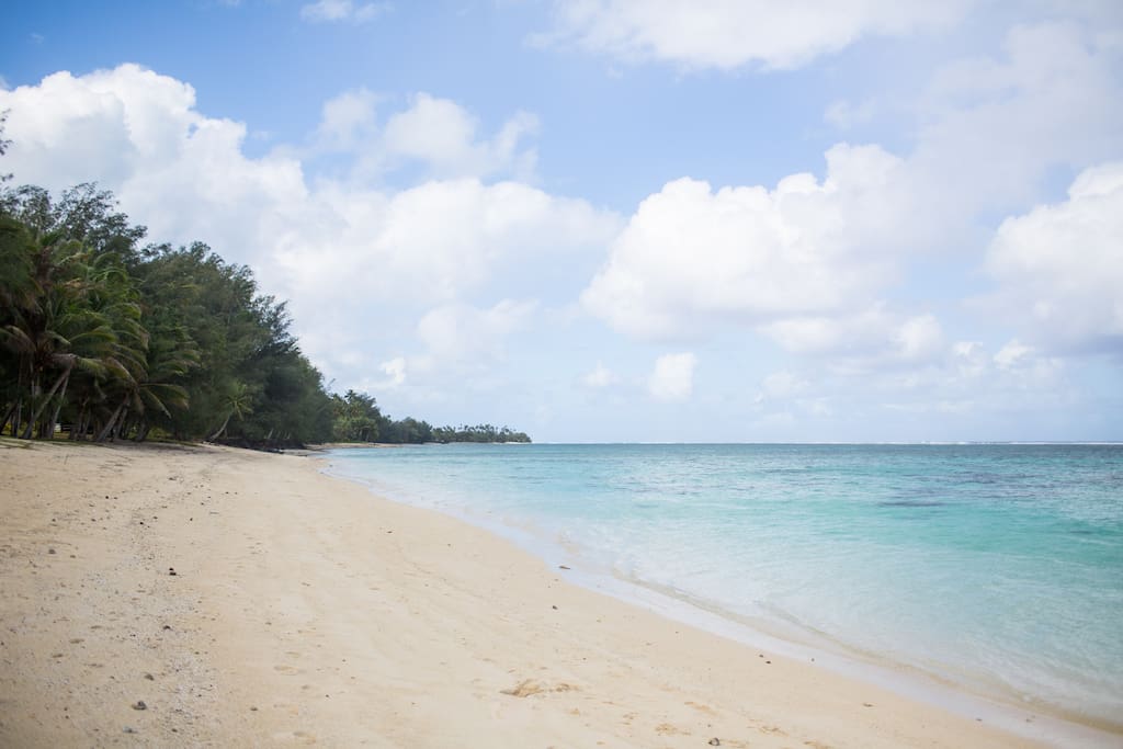 Rarotonga's most beautiful beach.