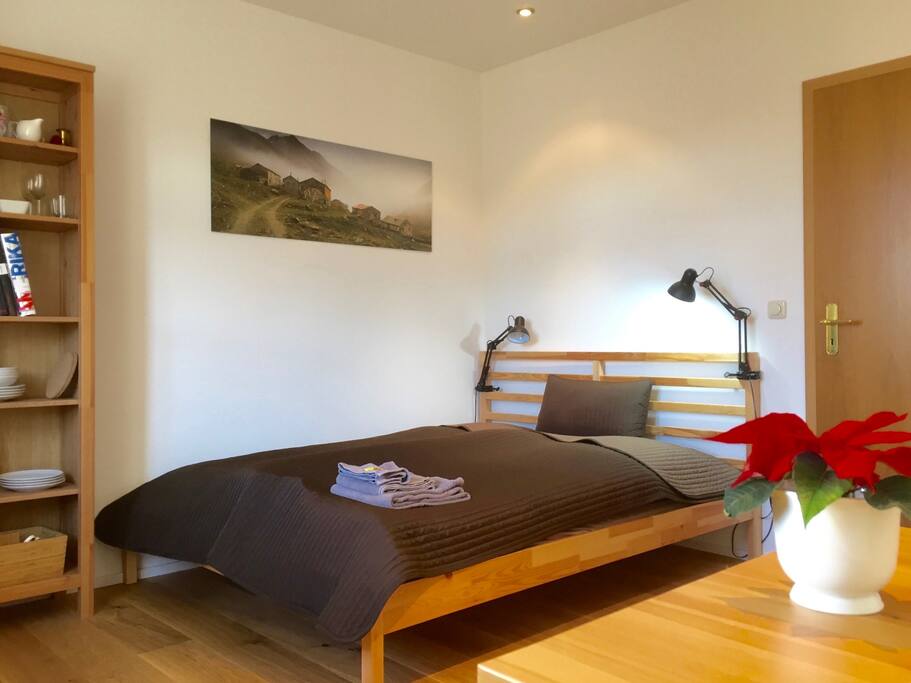 Comfortable queen-size bed for 2 person.