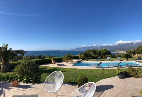 PANORAMIC VIEW on the Gulf of Saint Florent