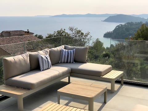 Luxury Villa Mistral * 180° Seaview * Pool * 170m2