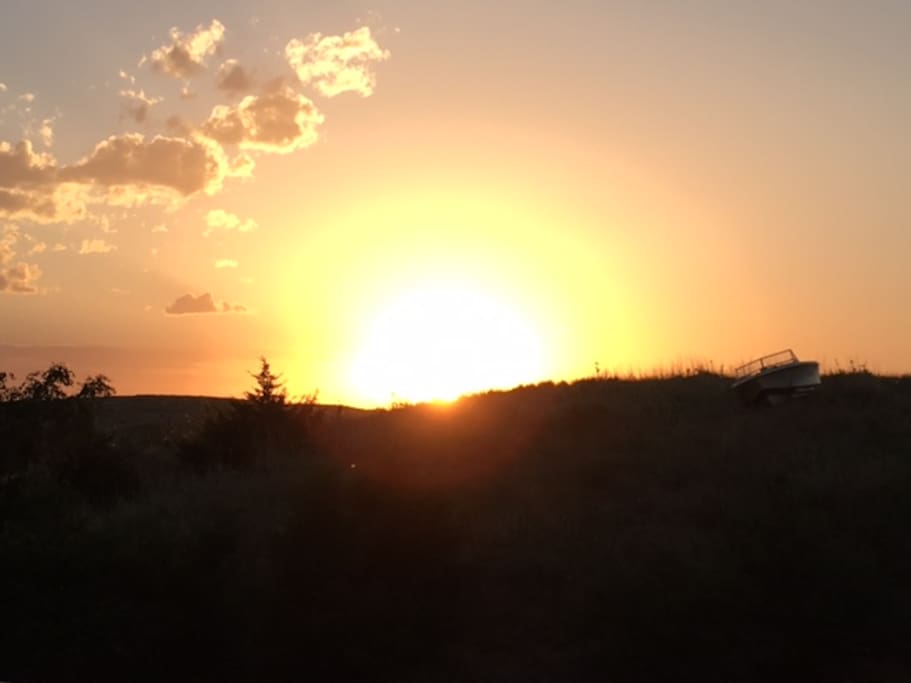 Stunning sunset from the deck
