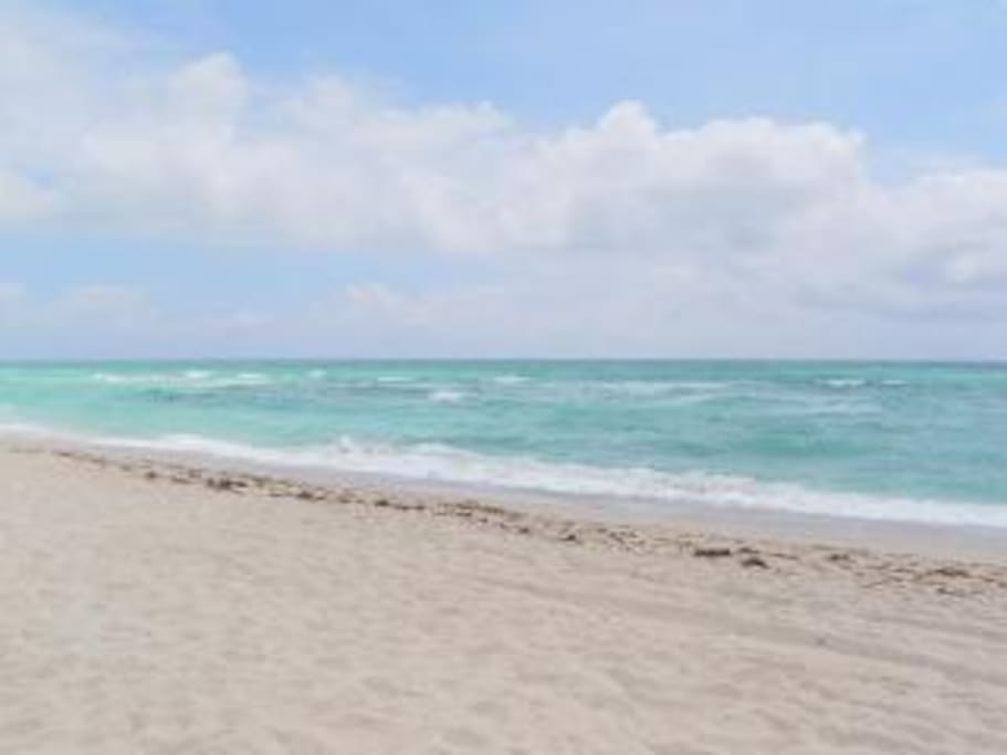 Marenas Resort is located on a 2mile stretch of white sand and beach, convenient for an early jog