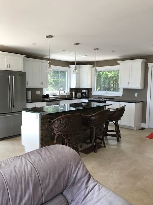 Open concept kitchen