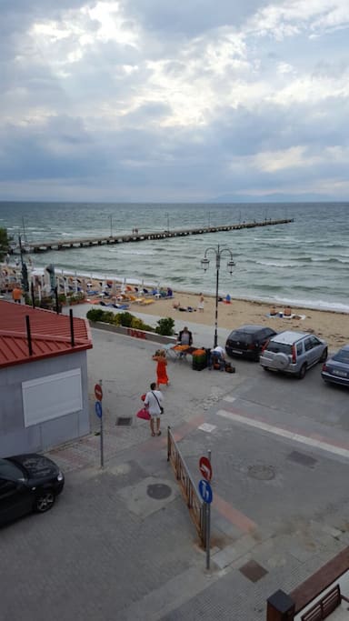 Blick aus dem Balkon
