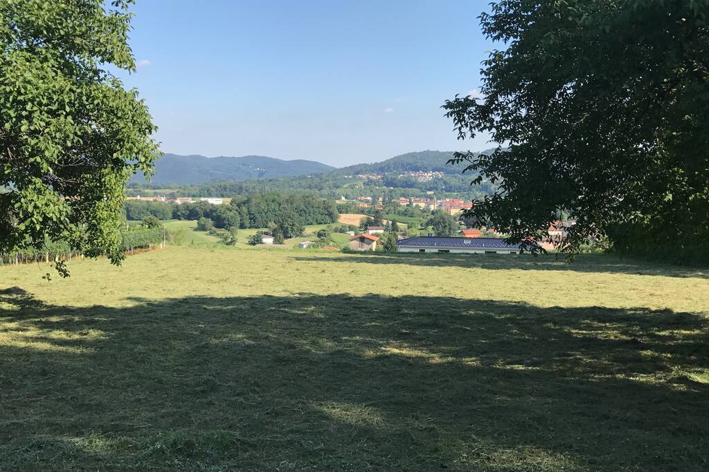 Vue sur le sud du Mendrisiotto