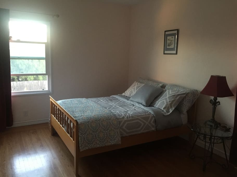Red bedroom