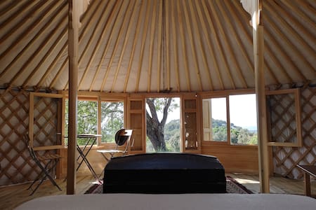 Yurt inside a natural park near the beach