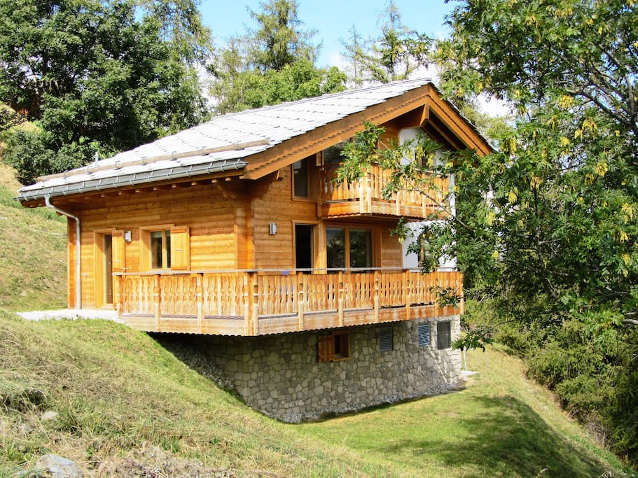 Chalet in summer