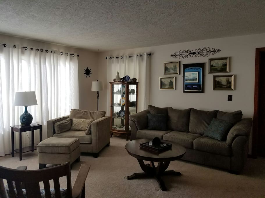 Be comfortable in our living room.