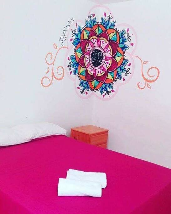 Nuestras habitaciones estan decoradas con mandalas
