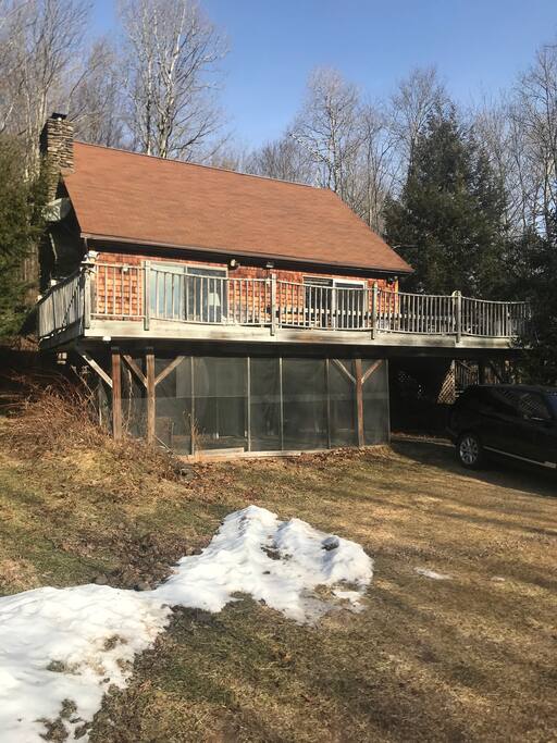 Mountain living with a huge outdoor deck