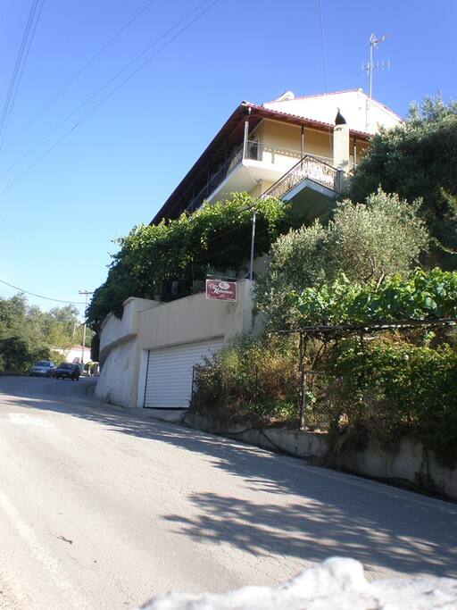 Villa Katerina view from the road