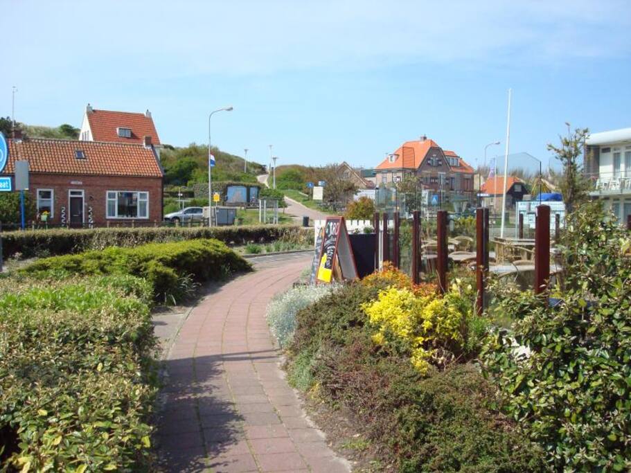 Uitzicht op duinen