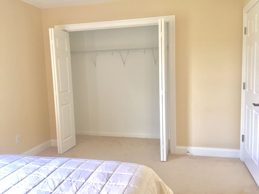 Spacious closet